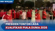 Hadir di GBK, Presiden Saksikan Duel Indonesia vs Brunei Darussalam