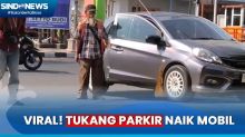 Tukang Parkir Berangkat Kerja Naik Mobil Viral di Medsos