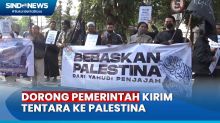 Minta Pemerintah Kirim Tentara ke Palestina, Massa Ormas Islam Se-Jawa Barat Gelar Aksi Demo