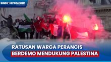 Ratusan Warga Berdemo di Pusat Kota Paris Mendukung Palestina