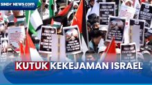 Ribuan Orang di Bandung Turun ke Jalan Gelar Aksi Bela Palestina