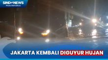 Jakarta Diguyur Hujan Semalam, Ruas Jalan Raya Cipulir Terendam Banjir