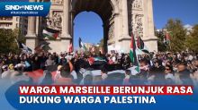 Demo Warga Marseille Desak Israel Akhiri Serangannya di Jalur Gaza