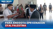 Ratusan Anggota DPR Kompak Pakai Syal Palestina saat Rapat Paripurna