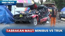 Tabrakan Maut Minibus Hantam Truk di Tol Cipularang, 1 Orang Tewas