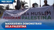Bela Palestina, Mahasiswa Se-Bandung Raya Gelar Demonstrasi di Gedung Sate