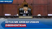 Breaking News, Anwar Usman Diberhentikan dari Ketua MK