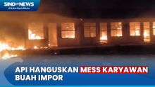Diduga Korsleting, 6 Mess Karyawan Perusahaan Buah Impor Terbakar di Cakung