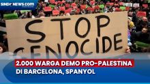 Polisi Barcelona, Spanyol Bentrok dengan 2.000 Pengunjuk Rasa Pro-Palestina