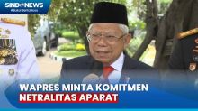 Wapres Maruf Amin Minta ASN, TNI dan Polri Jaga Netralitas saat Pemilu 2024
