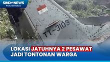 Bertabrakan, 2 Pesawat TNI AU Super Tucano Jatuh di Kawasan Gunung Bromo