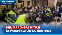Desak Gencatan Senjata di Gaza, Warga Bentrok dengan Polisi di Washington DC