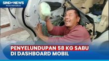 Sembunyikan di Dashboard Mobil, Polisi Gagalkan Penyelundupan 58 Kg Sabu di Pelabuhan Bakauheni