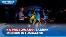 KA Probowongi Tabrak Minibus di Lumajang, Begini Tanggapan PT KAI