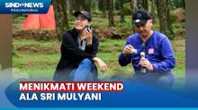 Momen Hangat Menkeu Sri Mulyani Liburan Bareng Suami ke Gunung Pancar Bogor