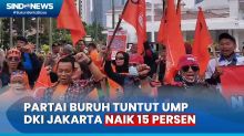 Massa Partai Buruh Berkumpul di Depan Balaikota DKI Jakarta, Tolak Kenaikan UMP Sebesar 15 Persen