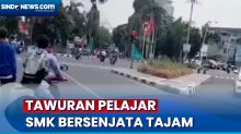 Pelajar SMK Bersenjata Tajam Terlibat Tawuran di Jakarta Barat