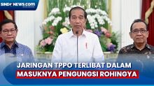 Jokowi: Ada Keterlibatan Jaringan TPPO dari Masuknya Pengungsi Rohingya