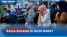 Langgar Syariat, Ratusan Orang Terjaring Razia Busana di Aceh Barat