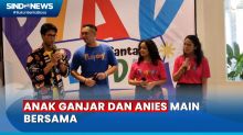Anak Ganjar dan Anies Habiskan Waktu Main Bersama, Ditemani Juga Ketua Relawan Prabowo