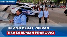 Debat Capres Perdana, Gibran Rakabuming Raka Tiba di Rumah Prabowo Subianto