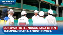 Tinjau Pembangunan Hotel Nusantara di IKN, Jokowi: Rampung pada Agustus 2024