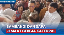 Sambangi dan Sapa Jemaat Gereja Katedral, Pj Gubernur Heru Pastikan Perayaan Natal di Jakarta Aman