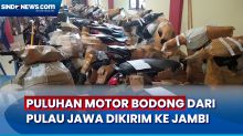 Puluhan Motor Bodong dari Pulau Jawa Diamankan Polisi di Jambi