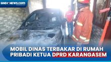 Mobil Dinas Ketua DPRD Karangasem Terbakar saat Terparkir di Rumah Pribadi