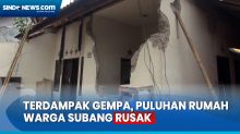 Terdampak Gempa Sumedang, Puluhan Rumah Warga Subang Rusak Berat