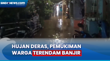 Hujan Deras, Banjir Rendam Pemukiman Warga di Pasar Minggu, Jakarta Selatan