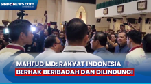Kunjungi Gereja Santa Maria Tak Bercela, Mahfud MD: Rakyat Indonesia Berhak Beribadah dan Dilindungi