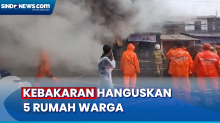Kebakaran Hanguskan 5 Rumah Warga di Setiabudi, Jakarta Selatan
