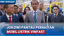 Kunjungi Pabrik Mobil Listrik VinFast, Jokowi Pantau Langsung Proses Perakitan Mobil Listrik