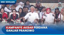 Ganjar Pranowo Kampanye Akbar Perdana di Bandung, Ketum PDIP Megawati Hadir