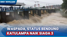 Status Bendung Katulampa Naik Siaga 3 Usai Kawasan Bogor dan Puncak Diguyur Hujan Deras
