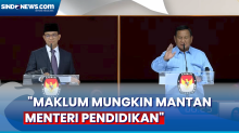 Puji Jawaban Anies soal Pendidikan, Prabowo: Maklum Mungkin Mantan Menteri