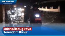 Ruas Jalan Ciledug Raya Terendam Banjir, Banyak Motor Mogok