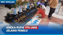 Sambut Pemilu, Warga Hiasi TPS 25 Kota Bandung dengan Daur Ulang Sampah