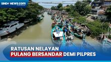 Demi Pilpres, Ratusan Nelayan Pulang Bersandar di Pelabuhan Tasikagung Rembang
