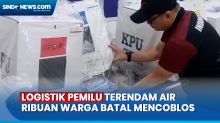 Ribuan Warga Sunter Jaya Batal Mencoblos Akibat Logistik Pemilu Terendam Air
