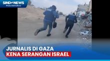 Detik-Detik Jurnalis di Gaza Lari Kepanikan, Ngaku Jadi Target Serangan Israel