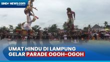 Jelang Hari Raya Nyepi, Umat Hindu di Lampung Gelar Parade Ogoh-Ogoh