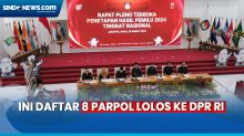 Umumkan Hasil Pemilu Legislatif, KPU Tetapkan 8 Parpol yang Lolos ke DPR RI