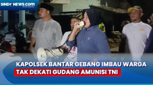 Kapolsek Bantar Gebang Imbau Warga Tak Dekati Lokasi Kebakaran Gudang Amunisi TNI