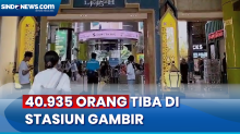Arus Balik di Stasiun Gambir, 40.935 Orang Tiba di Jakarta Hari ini