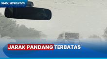 Hujan Deras, Jarak Pandang Tol Cipali Daerah Subang Terbatas