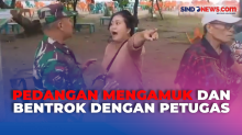 Ricuh Penertiban PKL di Kawasan Wisata Pantai Cimpago Kota Padang