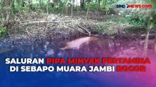 Saluran Pipa Minyak Pertamina di Sebapo Muaro Jambi Bocor, Cemari Pemancingan Ikan dan Lahan Warga