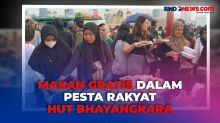 Makan Gratis untuk Masyarakat Meriahkan HUT Bhayangkara ke-78 di Monas